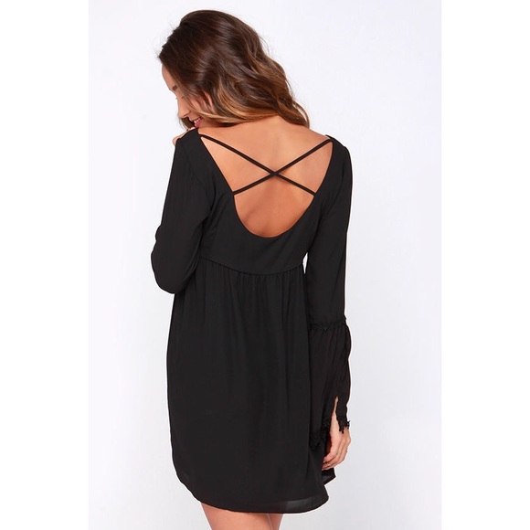 Lulus Dresses & Skirts - Lulu’s Lucy Love Emily Black Long Sleeve Dress